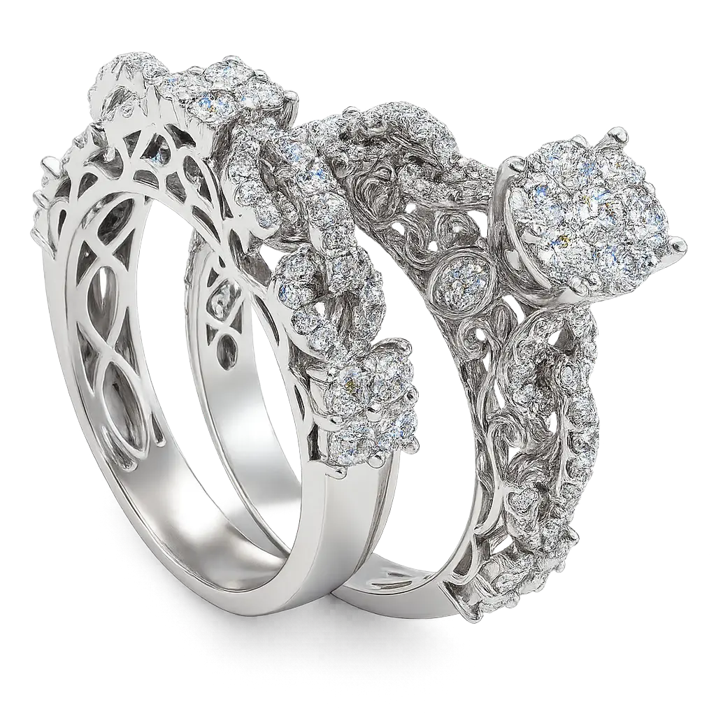 حلقه پشت‌حلقه جواهر کد :12571