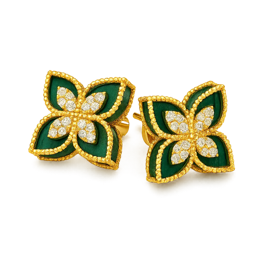 گوشواره جواهر کد :12376